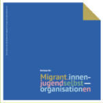 Cover von Broschüre "EinSatz für Migrant_innenjugendselbstorganisationen"